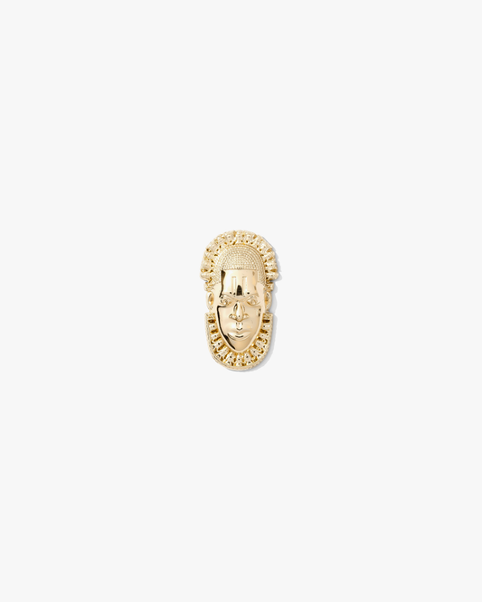Queen Idia Gold Enamel Pin