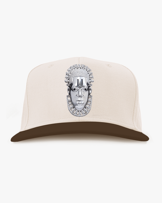 Queen Idia Cream/Brown Snapback