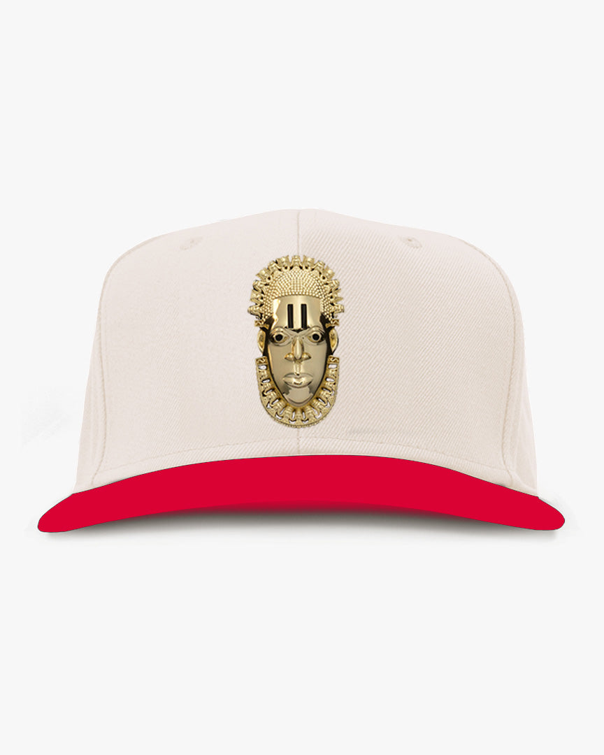 Queen Idia Cream/Red Snapback