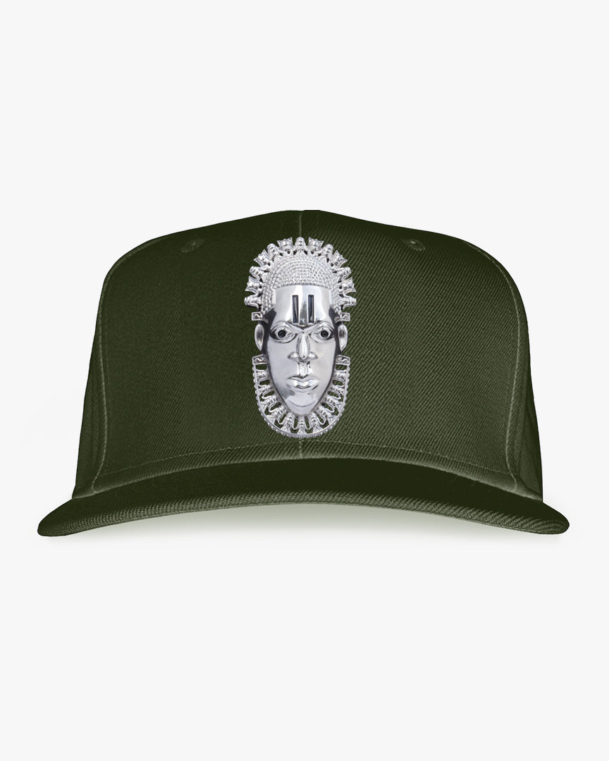Queen Idia Olive Trucker