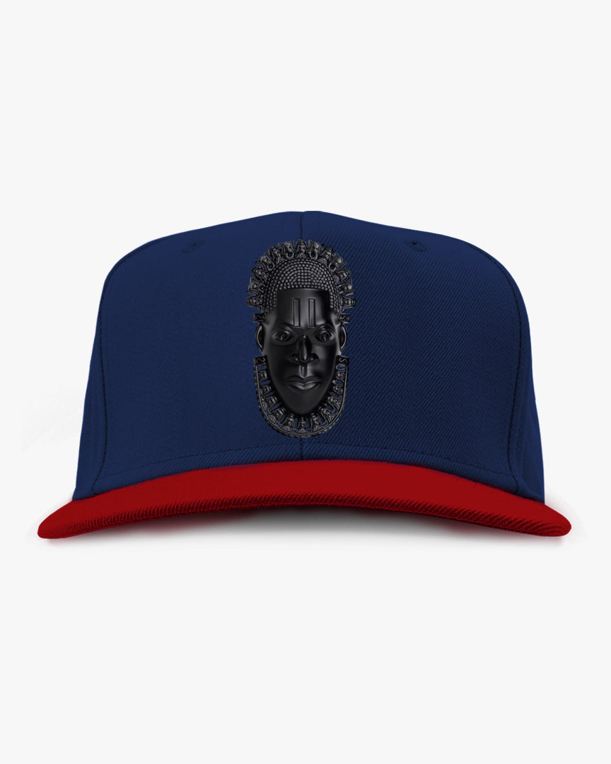 Queen Idia Navy/Red Snapback