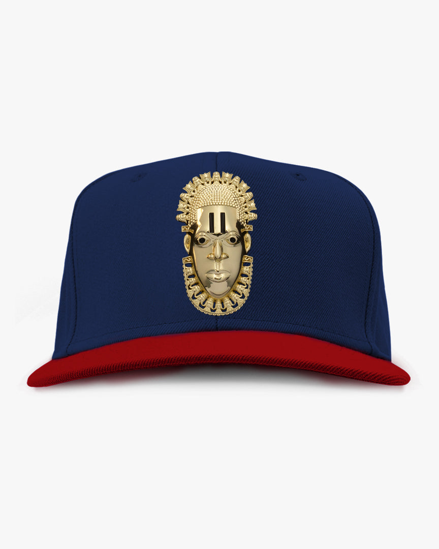 Queen Idia Navy/Red Snapback