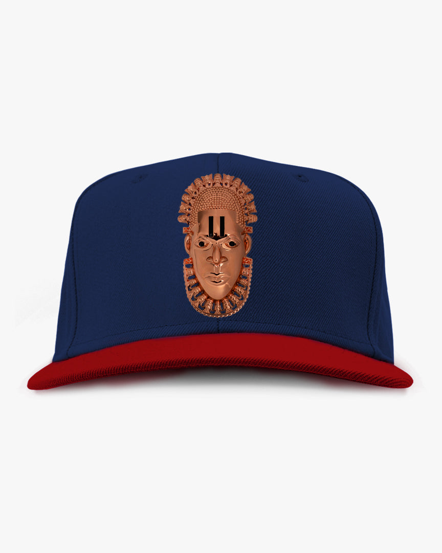 Queen Idia Navy/Red Snapback