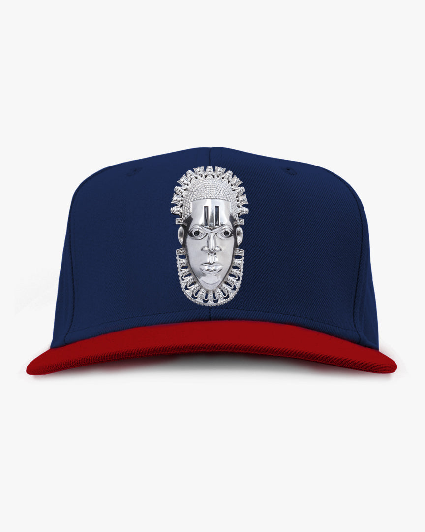 Queen Idia Navy/Red Snapback