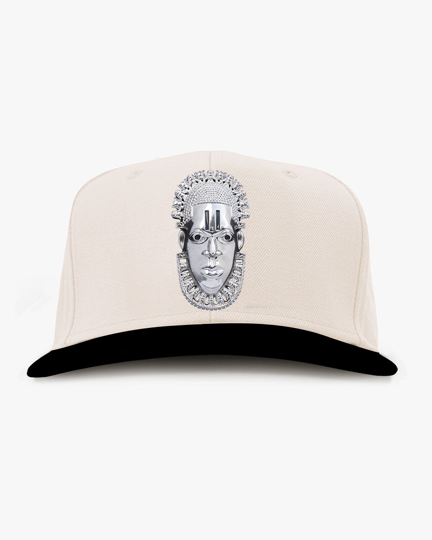 Queen Idia Cream/Black Snapback