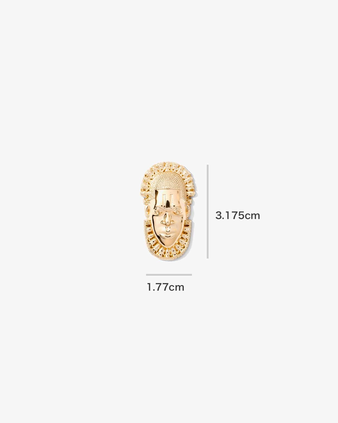 Queen Idia Gold Enamel Pin