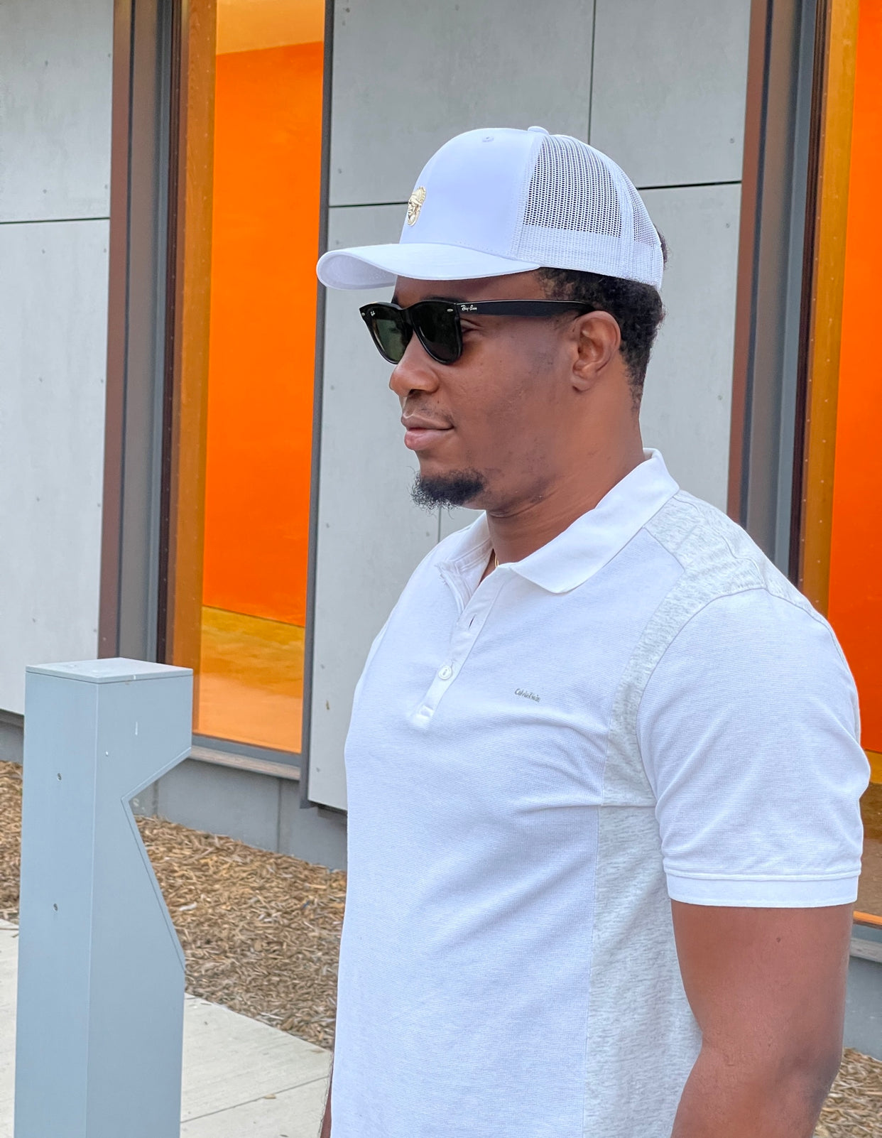 Queen Idia White Trucker