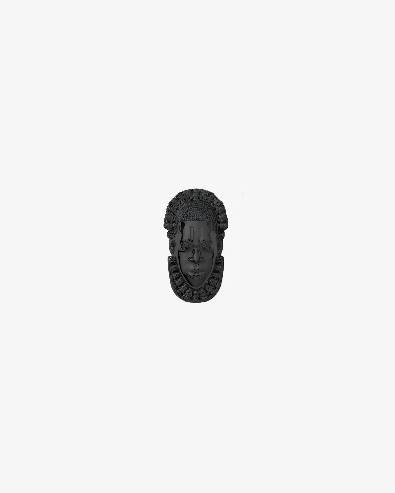 Idia Pin Queen Idia Black Enamel Pin – Koded Signature
