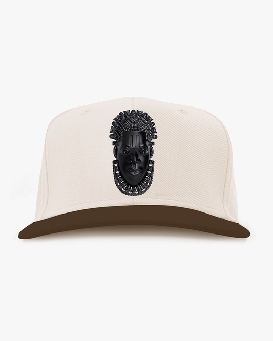 Queen Idia Cream/Brown Snapback