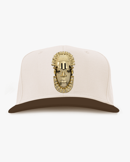 Queen Idia Cream/Brown Snapback
