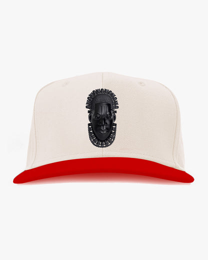 Queen Idia Cream/Red Snapback