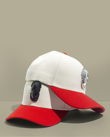 Queen Idia Cream/Red Snapback