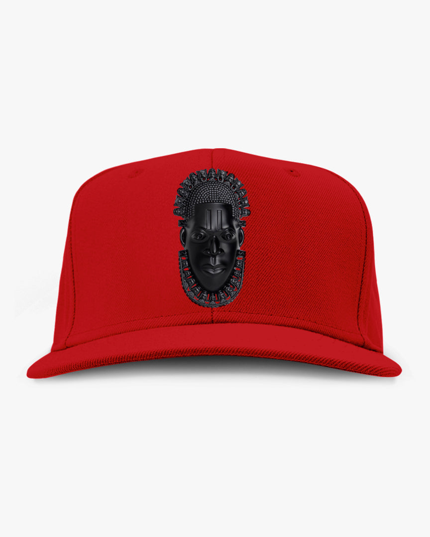 Queen Idia Red Trucker Black