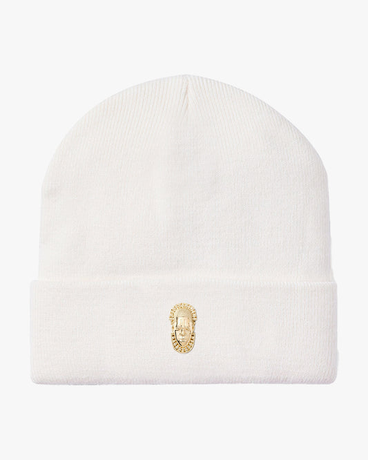 Queen Idia White Beanie