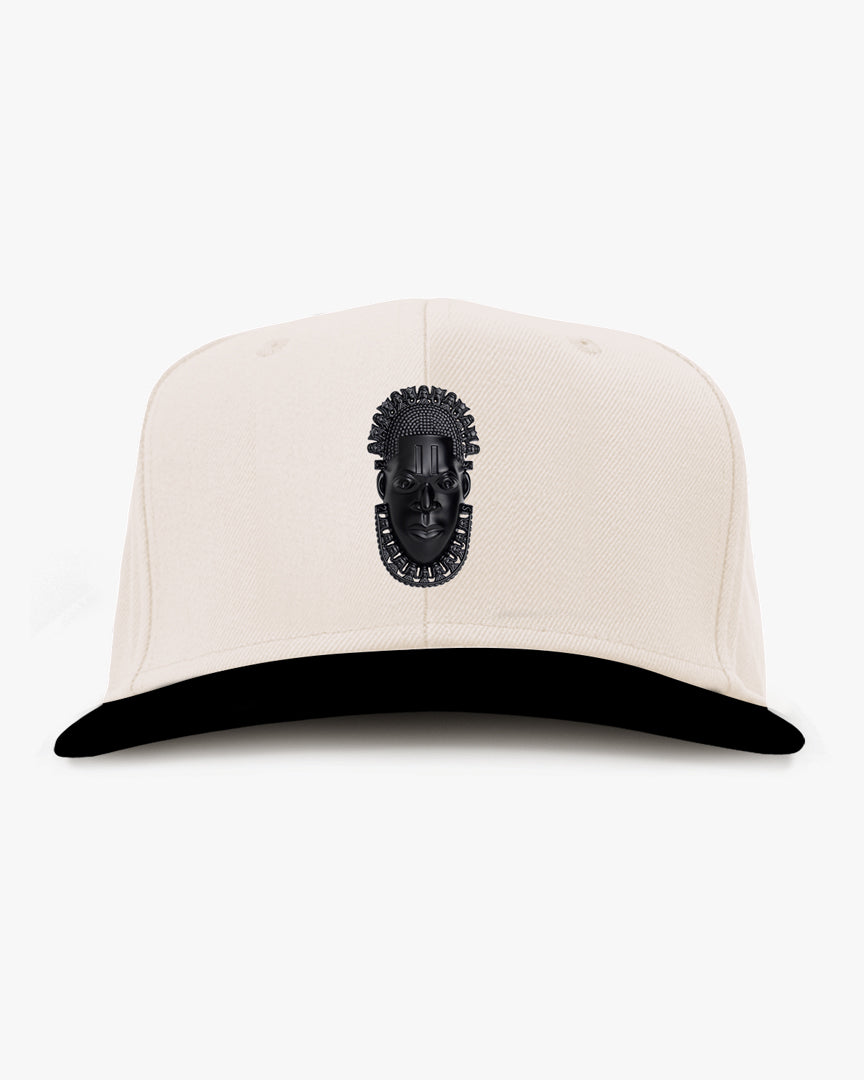 Queen Idia Cream/Black Snapback