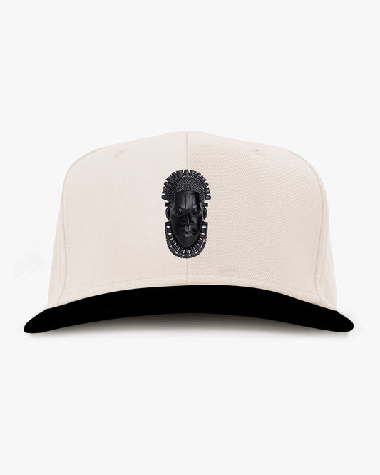 Queen Idia Cream/Black Snapback