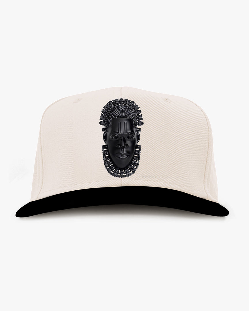 Queen Idia Cream/Black Snapback