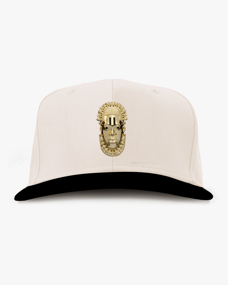 Queen Idia Cream/Black Snapback