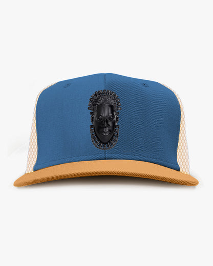 Queen Idia Blue/Cream Trucker