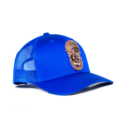 Queen Idia Blue Trucker